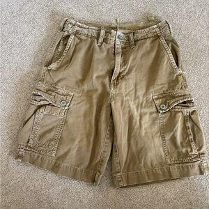 Vintage American Eagle Outfitters Khaki Cargo Shorts